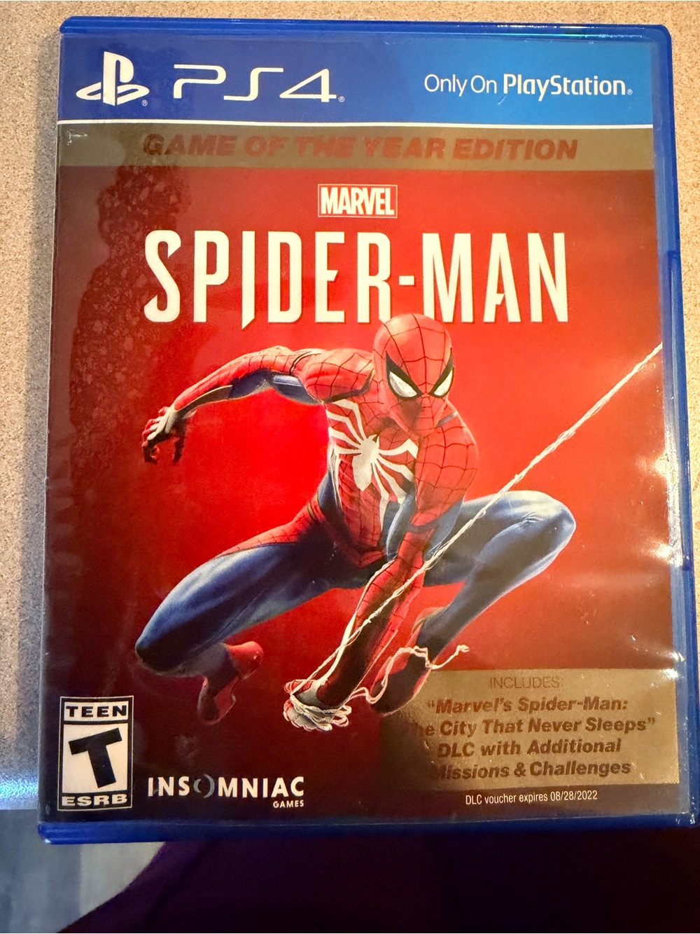 Sony Marvel Spider-Man PS4 Game of the Year Edition - Red & Blue